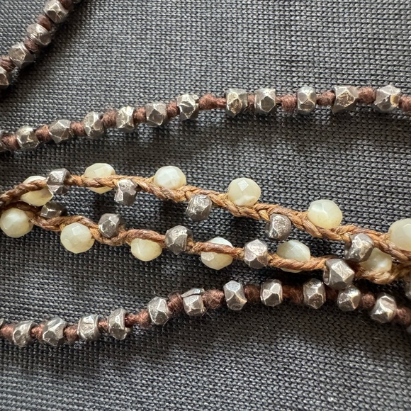 Chan Luu MOP and silver Beaded Necklace. - Picture 7 of 7